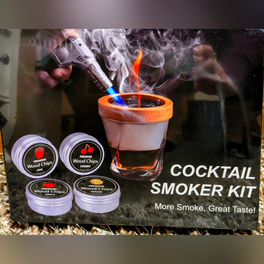 Cocktail Smoker Kit with Wood Chips - New in the Box